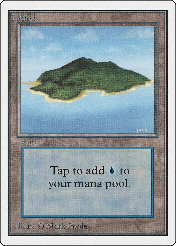 Island (B) [2ED] - MTG Single