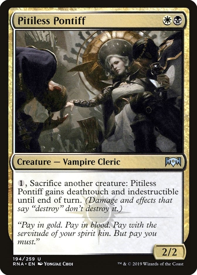 Pitiless Pontiff (194) [RNA] - MTG Single