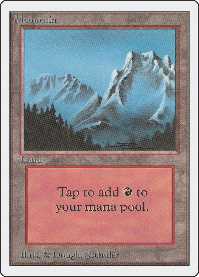 Mountain (B) [2ED] - MTG Single