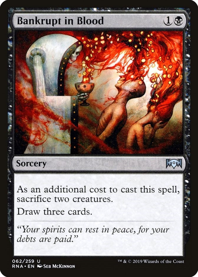 Bankrupt in Blood (62) [RNA] - MTG Single