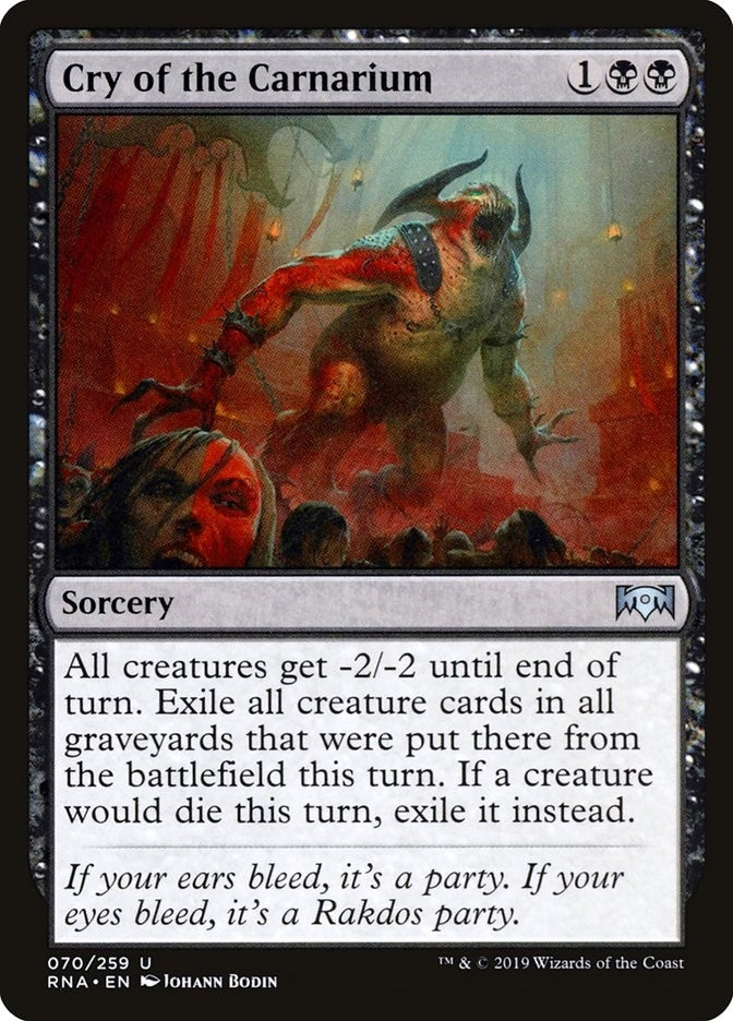 Cry of the Carnarium (70) [RNA] - MTG Single