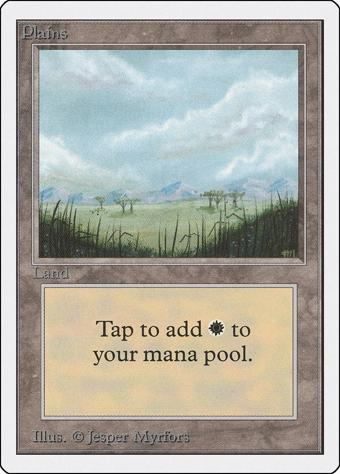 Plains (B) [2ED] - MTG Single