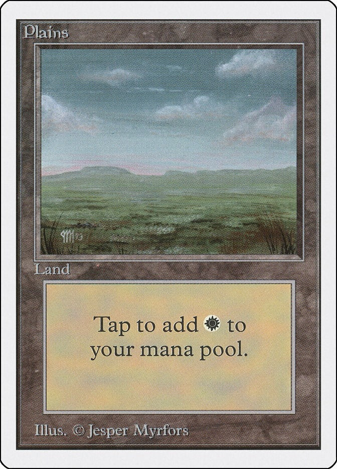 Plains (C) [2ED] - MTG Single