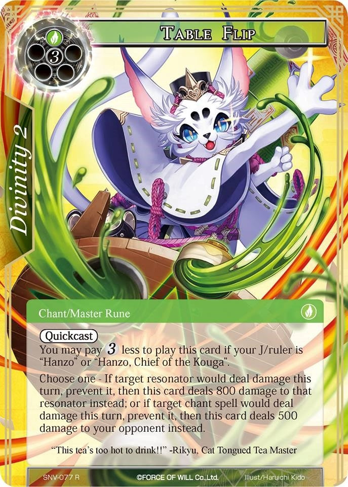 Table Flip (77) [SNV] - Force of Will Single
