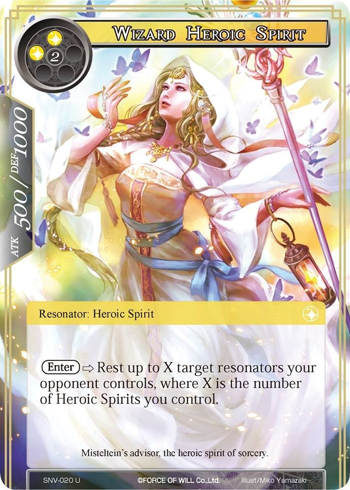 Wizard Heroic Spirit (20) [SNV] - Force of Will Single
