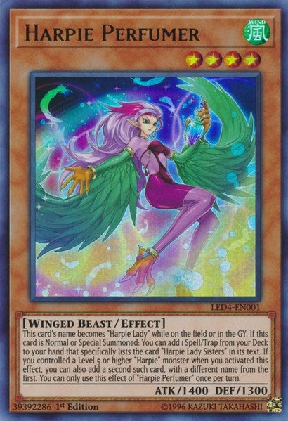 Harpie Perfumer (4001) (LED4) - YuGiOh Single