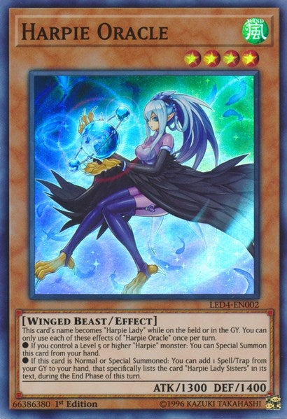 Harpie Oracle (4002) (LED4) - YuGiOh Single