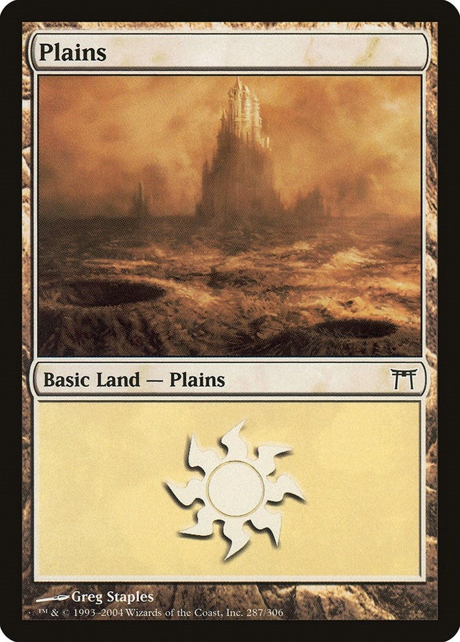 Plains (287) (287) [CHK] - MTG Single