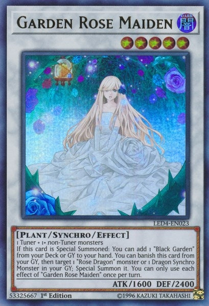 Garden Rose Maiden (4023) (LED4) - YuGiOh Single