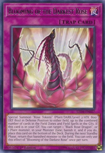 Blooming of the Darkest Rose (4027) (LED4) - YuGiOh Single
