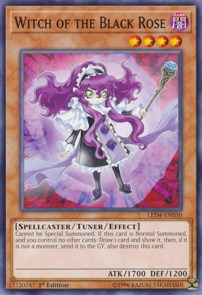 Witch of the Black Rose (4030) (LED4) - YuGiOh Single