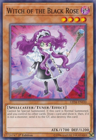 Witch of the Black Rose (4030) (LED4) - YuGiOh Single