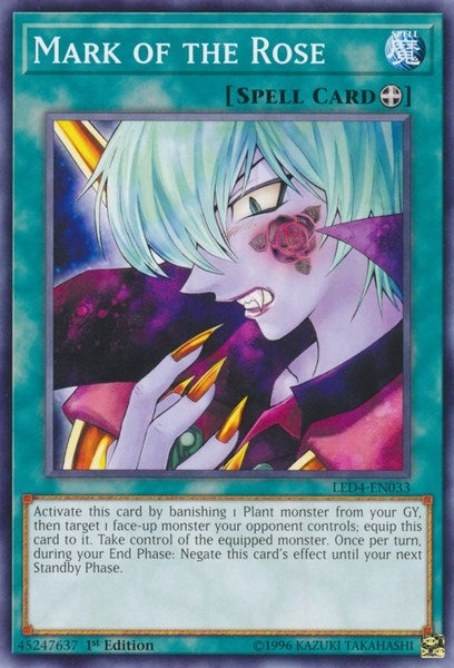 Mark of the Rose (4033) (LED4) - YuGiOh Single