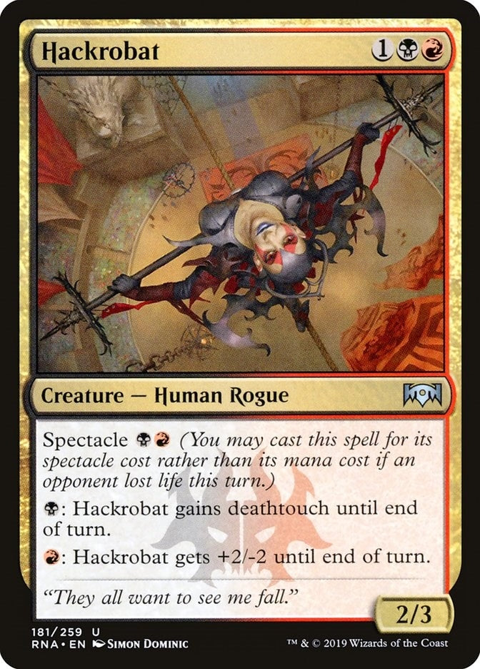 Hackrobat (181) [RNA] - MTG Single
