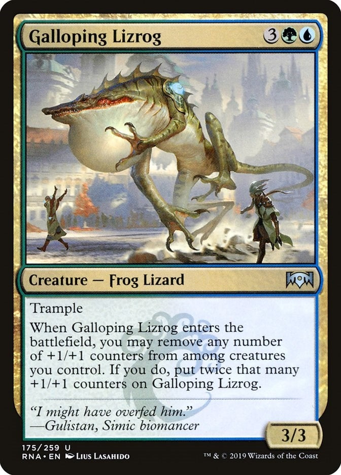 Galloping Lizrog (175) [RNA] - MTG Single