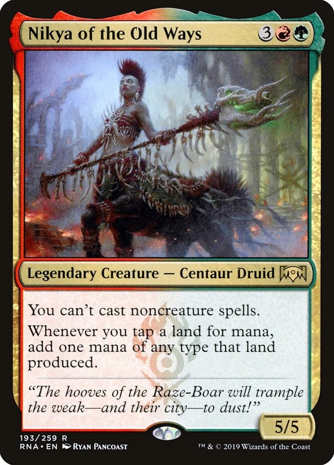 Nikya of the Old Ways (193) [RNA] - MTG Single