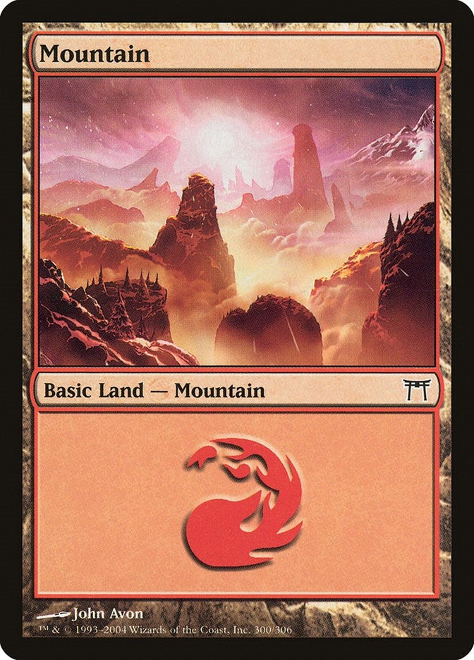 Mountain (300) (300) [CHK] - MTG Single