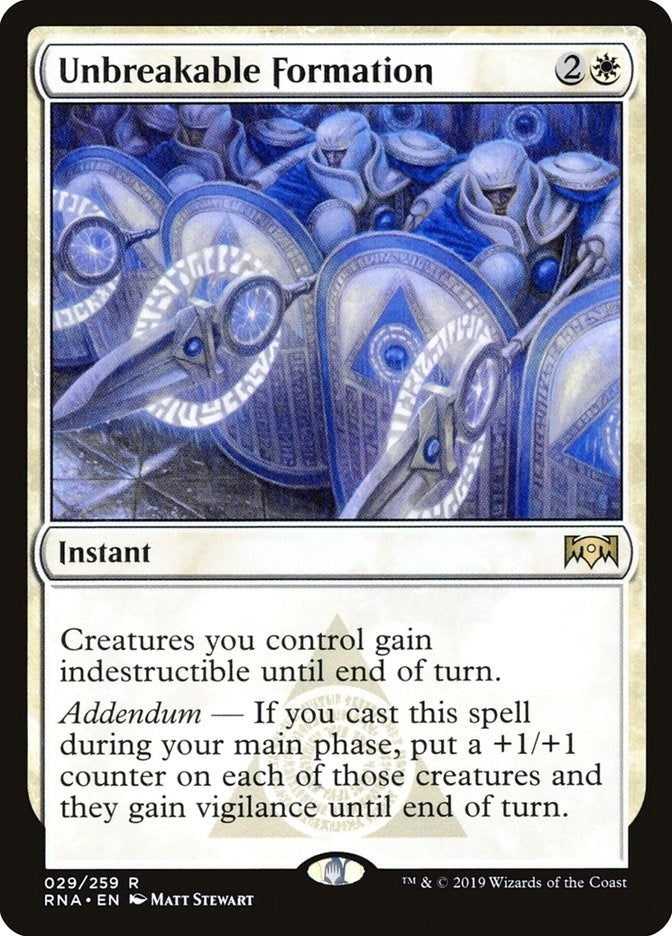Unbreakable Formation (29) [RNA] - MTG Single