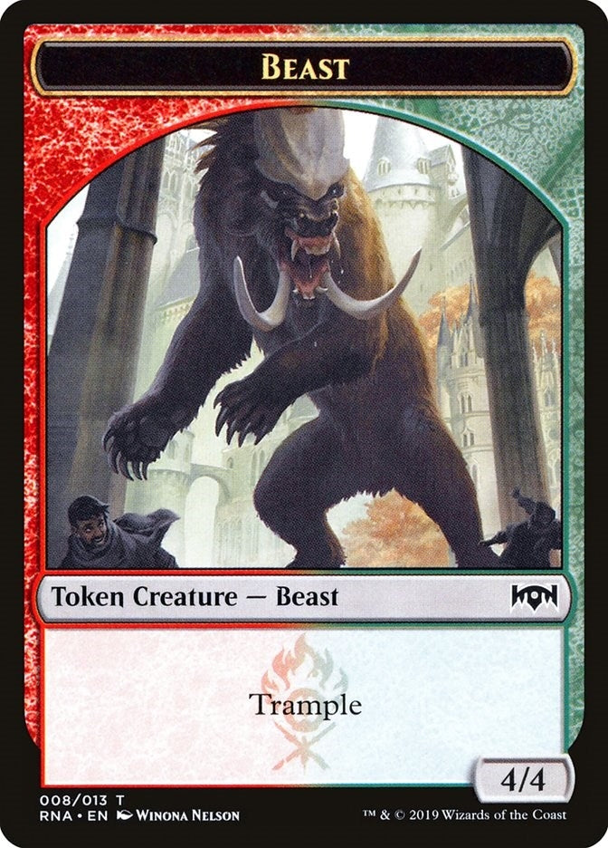 Beast Token (0) [RNA] - MTG Single