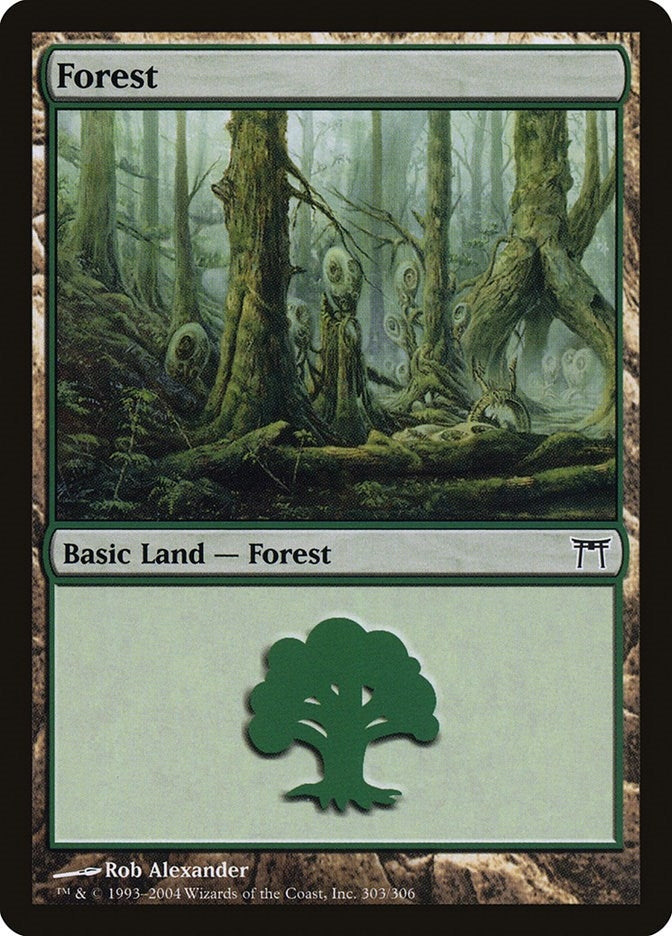 Forest (303) (303) [CHK] - MTG Single