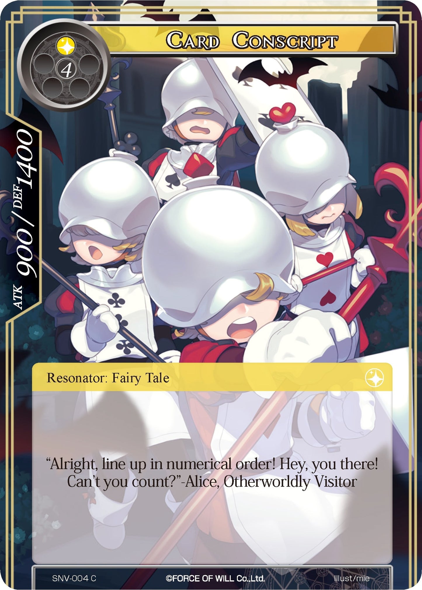 Card Conscript (4) [SNV] - Force of Will Single