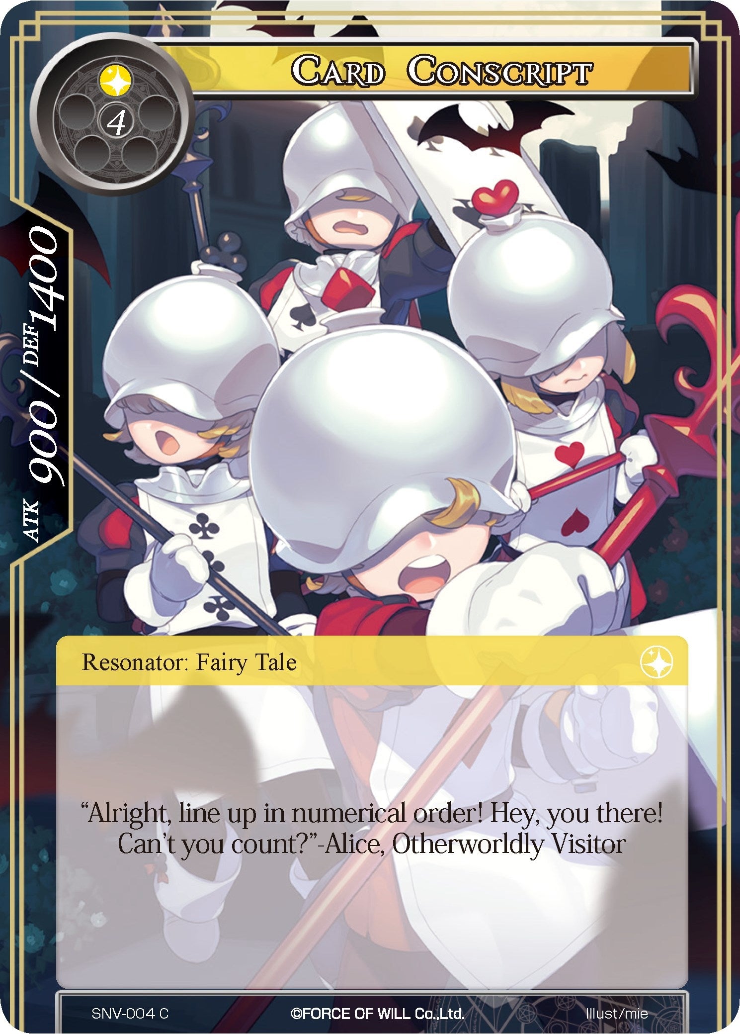 Card Conscript (4) [SNV] - Force of Will Single