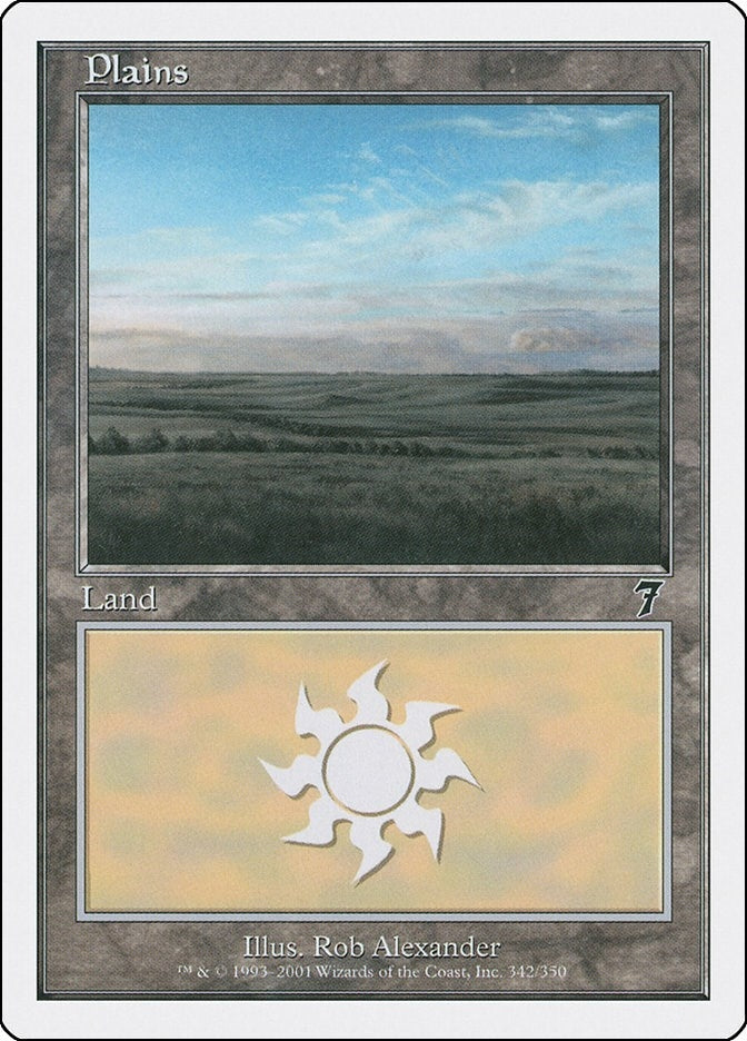Plains (342) (342) [7ED] - MTG Single