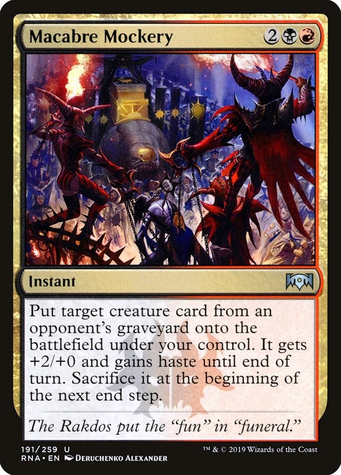Macabre Mockery (191) [RNA] - MTG Single