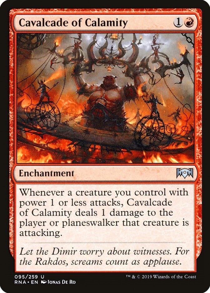 Cavalcade of Calamity (95) [RNA] - MTG Single