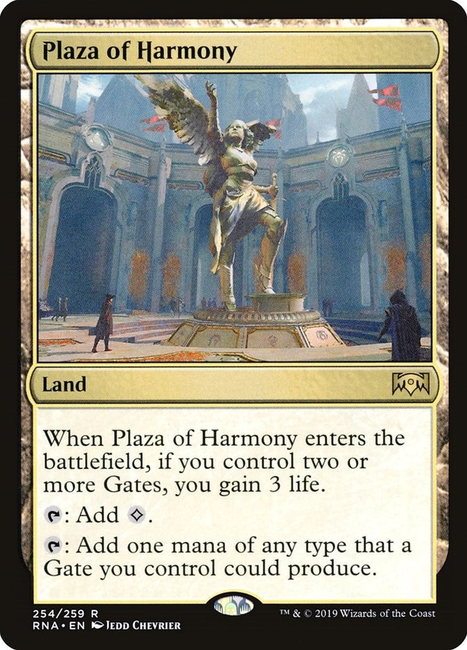 Plaza of Harmony (254) [RNA] - MTG Single
