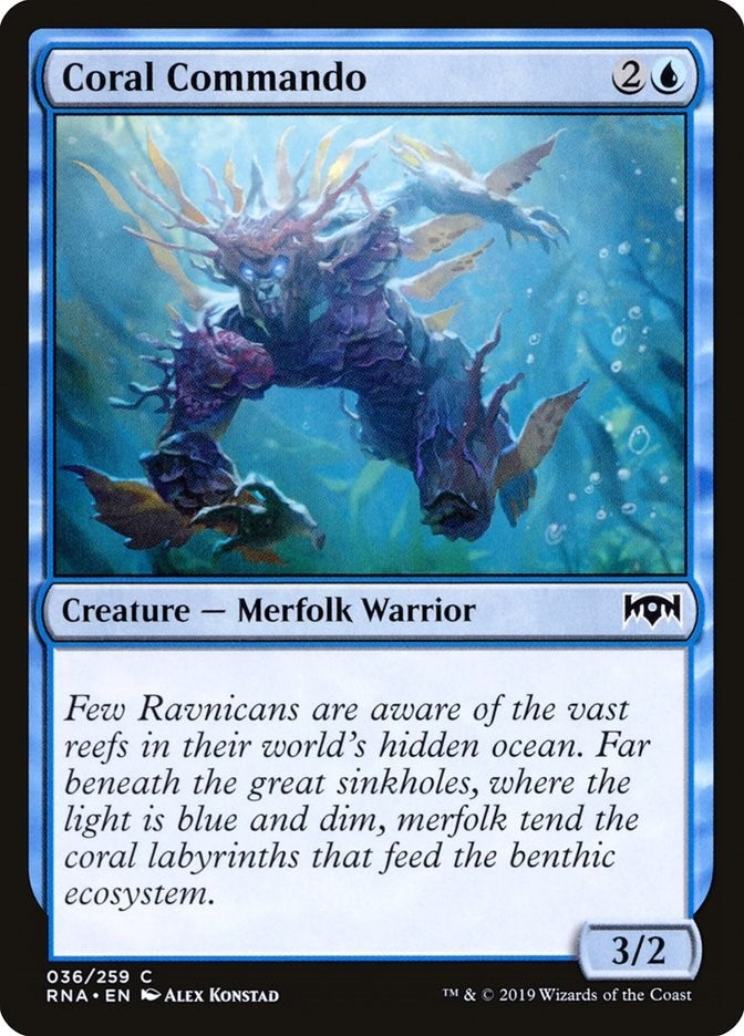 Coral Commando (36) [RNA] - MTG Single