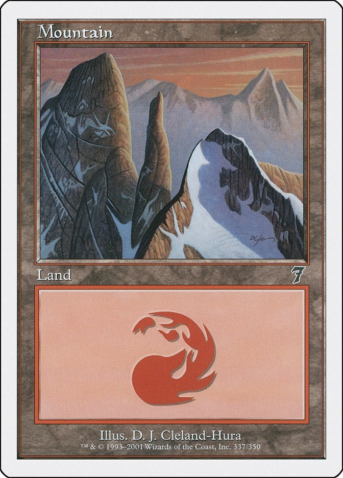Mountain (337) (337) [7ED] - MTG Single