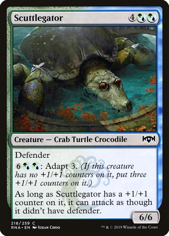 Scuttlegator (218) [RNA] - MTG Single