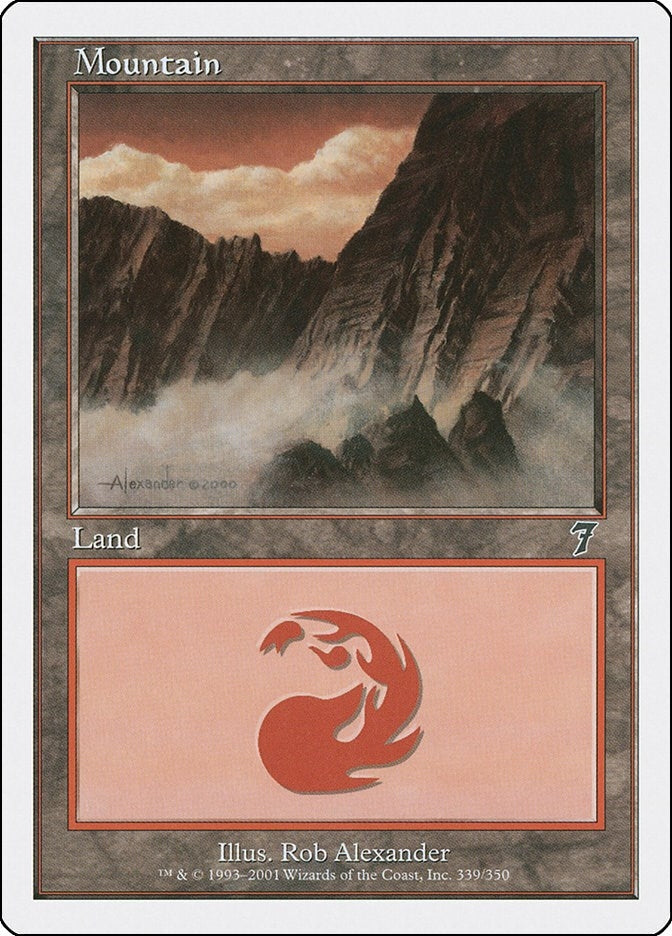 Mountain (339) (339) [7ED] - MTG Single