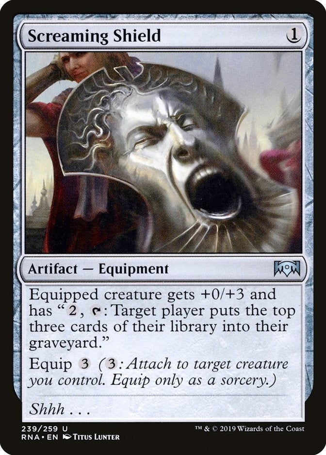 Screaming Shield (239) [RNA] - MTG Single