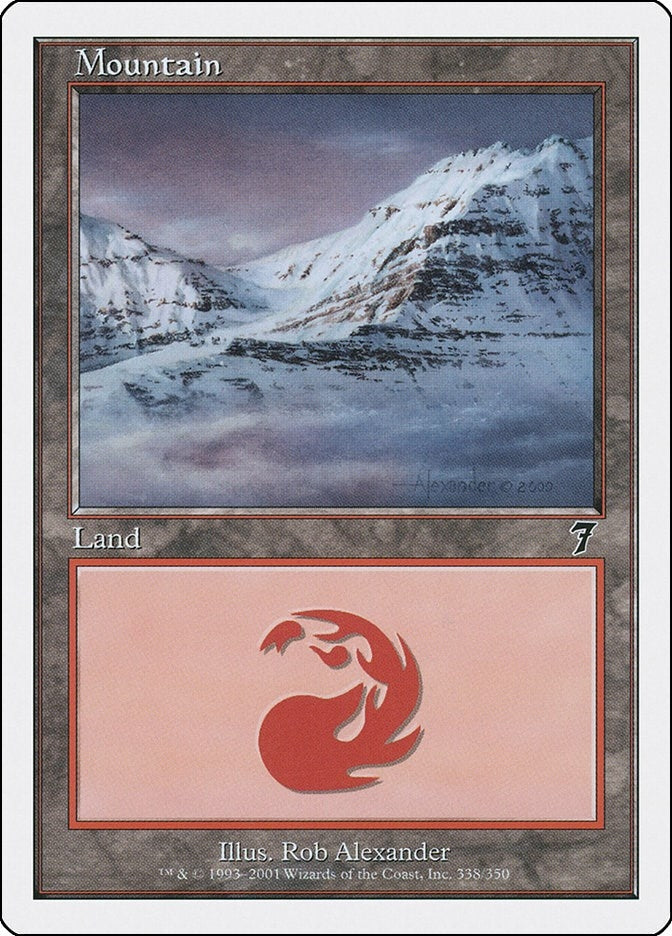 Mountain (338) (338) [7ED] - MTG Single