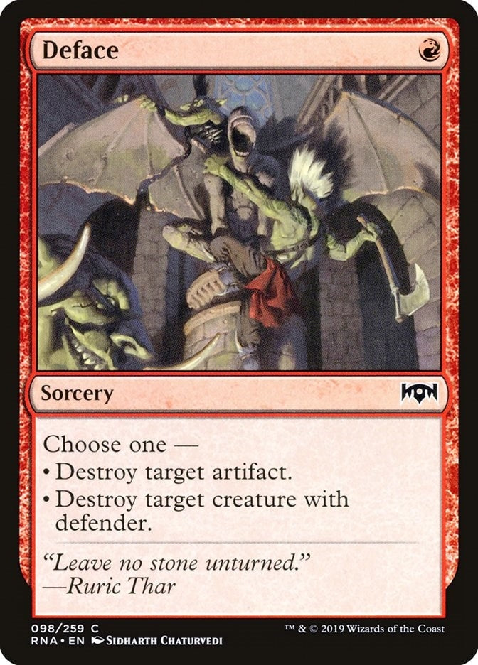 Deface (98) [RNA] - MTG Single
