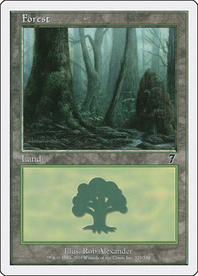 Forest (329) (329) [7ED] - MTG Single