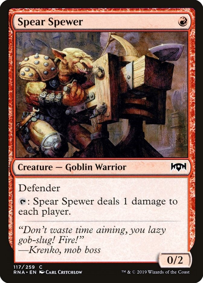 Spear Spewer (117) [RNA] - MTG Single