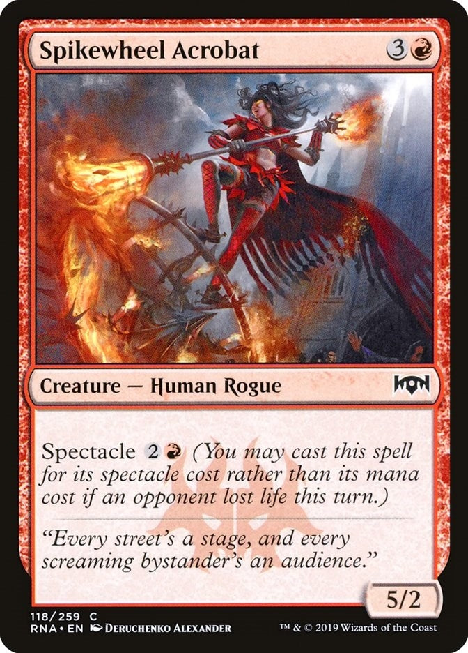 Spikewheel Acrobat (118) [RNA] - MTG Single