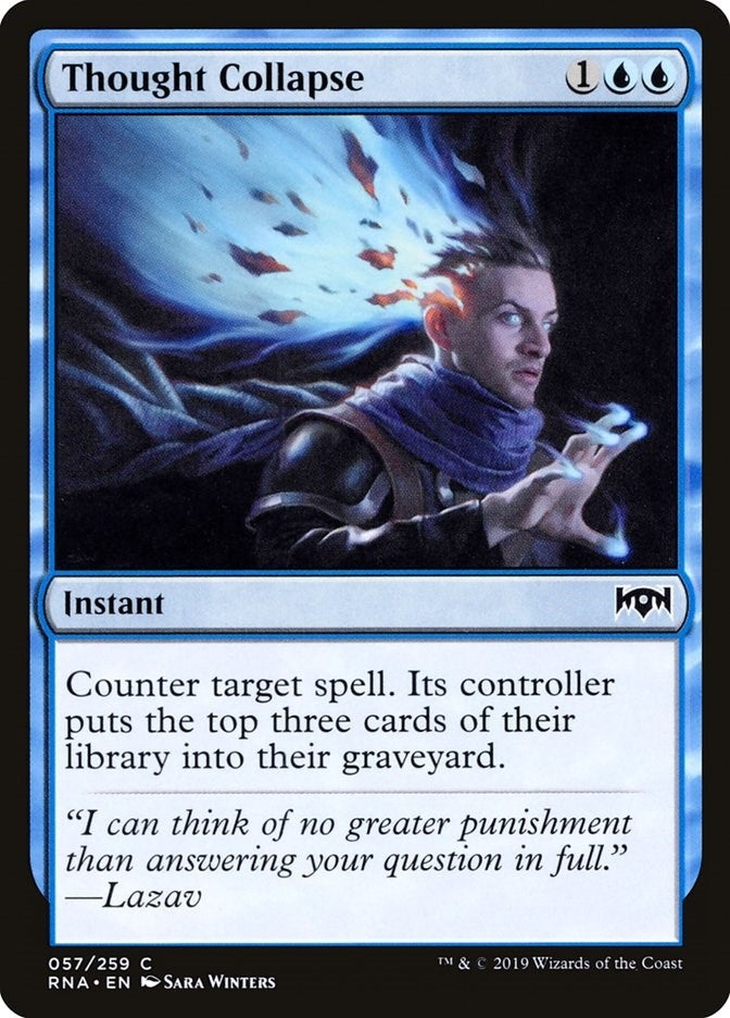 Thought Collapse (57) [RNA] - MTG Single