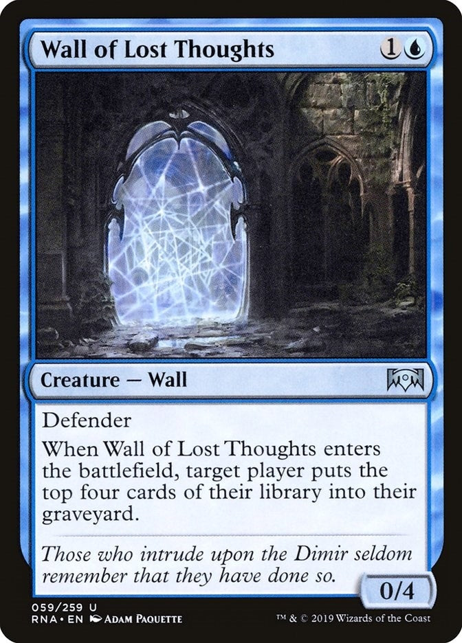Wall of Lost Thoughts (59) [RNA] - MTG Single