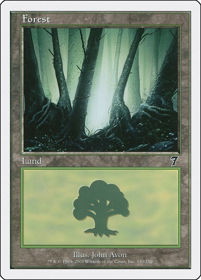 Forest (330) (330) [7ED] - MTG Single