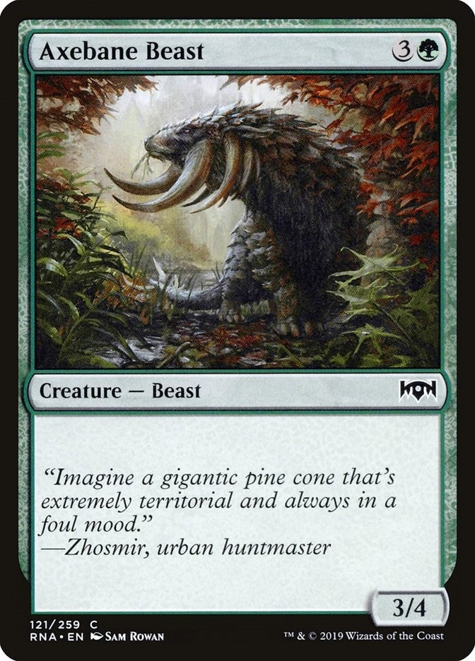 Axebane Beast (121) [RNA] - MTG Single
