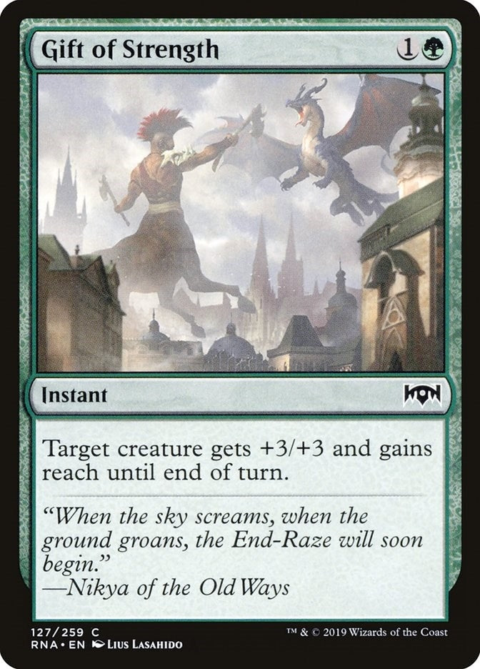 Gift of Strength (127) [RNA] - MTG Single