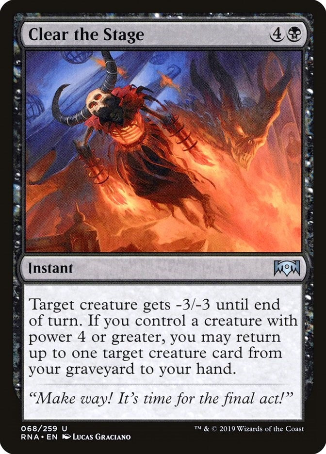 Clear the Stage (68) [RNA] - MTG Single
