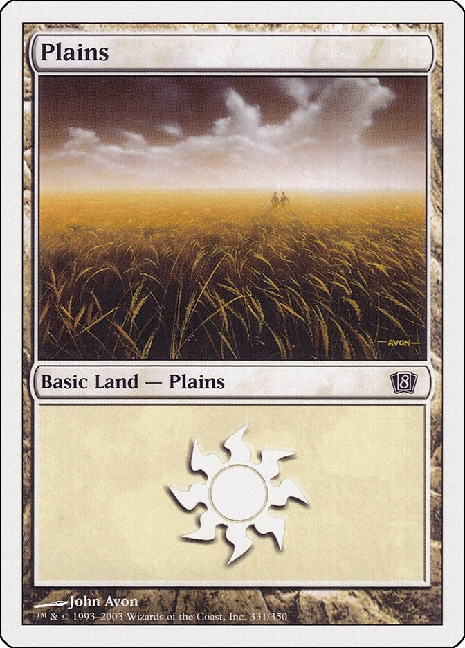 Plains (331) (331) [8ED] - MTG Single