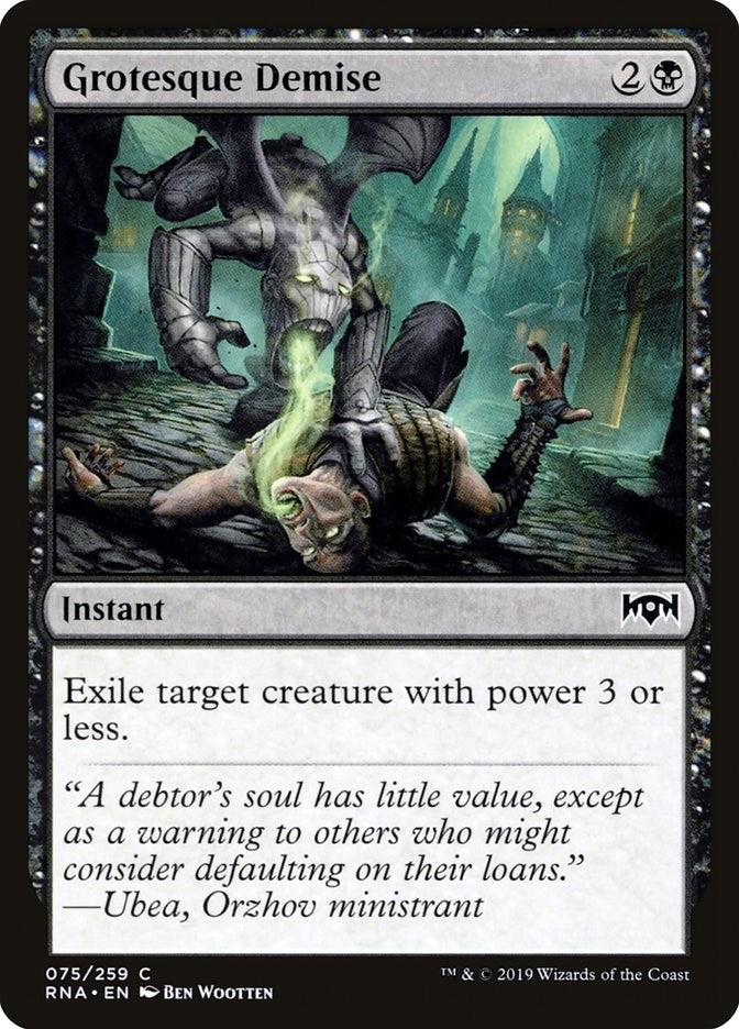 Grotesque Demise (75) [RNA] - MTG Single