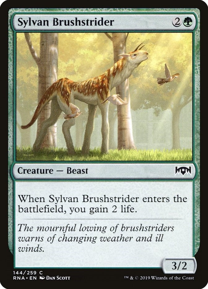 Sylvan Brushstrider (144) [RNA] - MTG Single