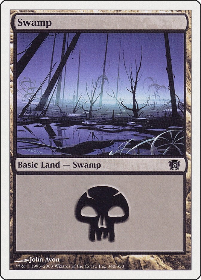 Swamp (340) (340) [8ED] - MTG Single